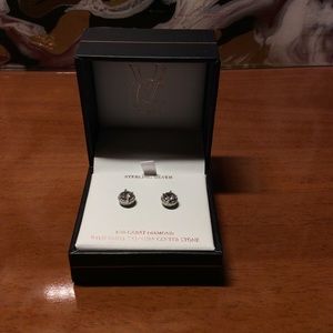 + Women’s Diamond “Inner Heart” Earrings